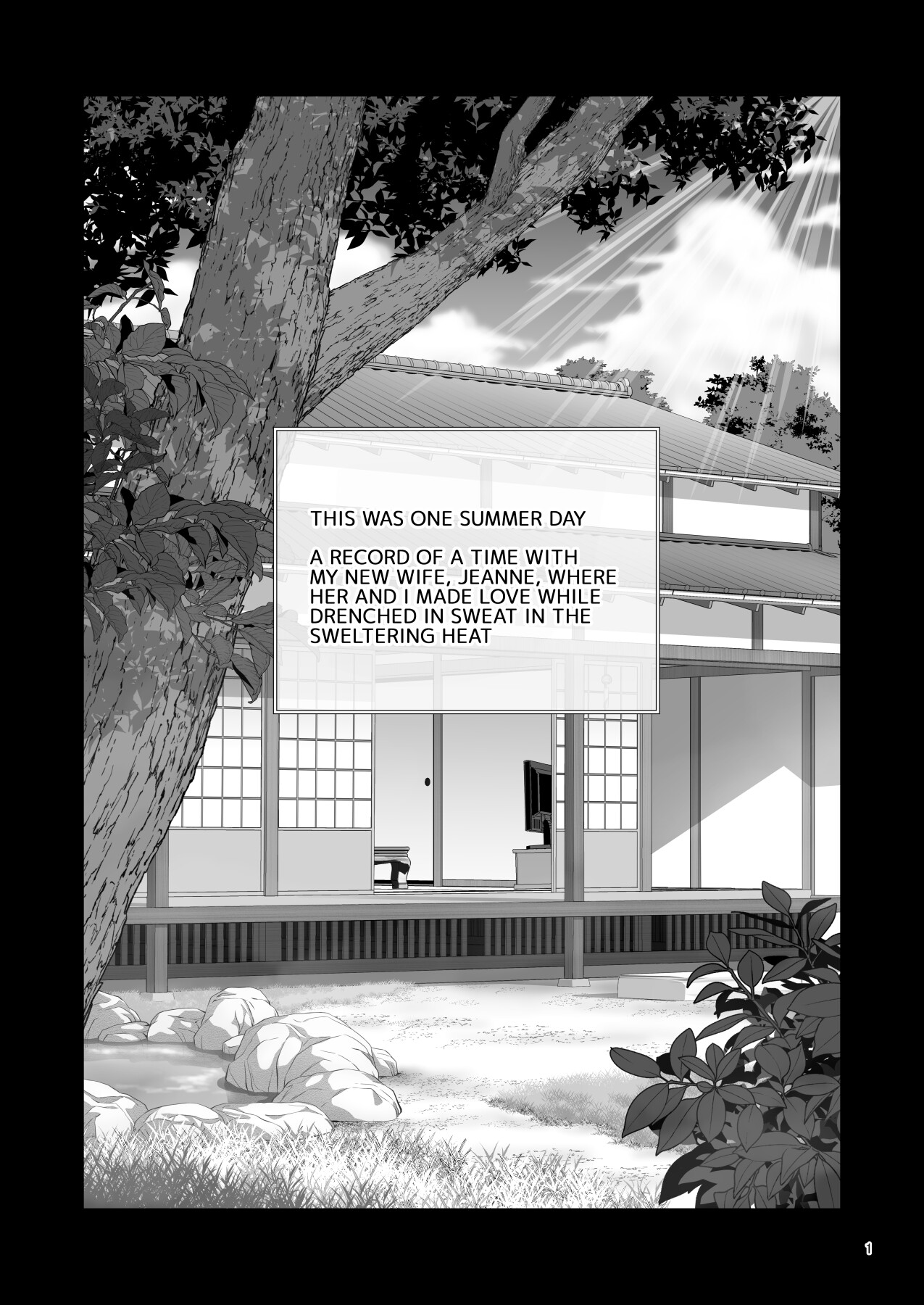 Hentai Manga Comic-On a hot summer day, me and my newlywed wife Jeanne, made love!-Read-2